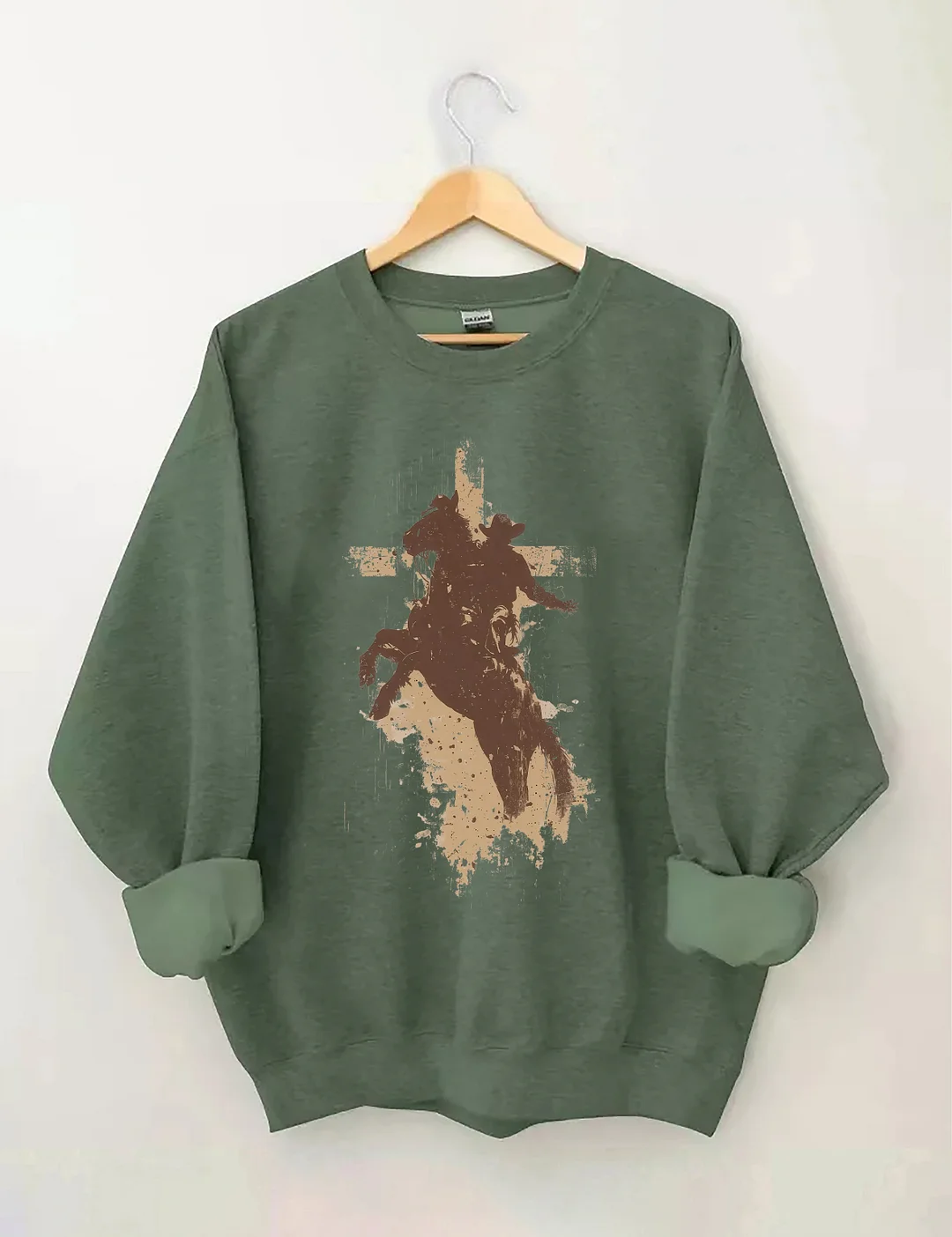 Western Christian Cowboy Sweatshirt