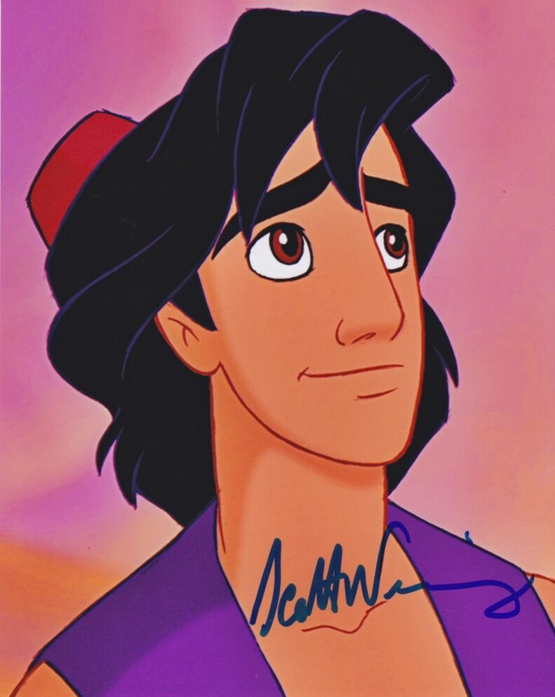 Scott Weinger (Aladdin) signed authentic 8x10 Photo Poster painting COA