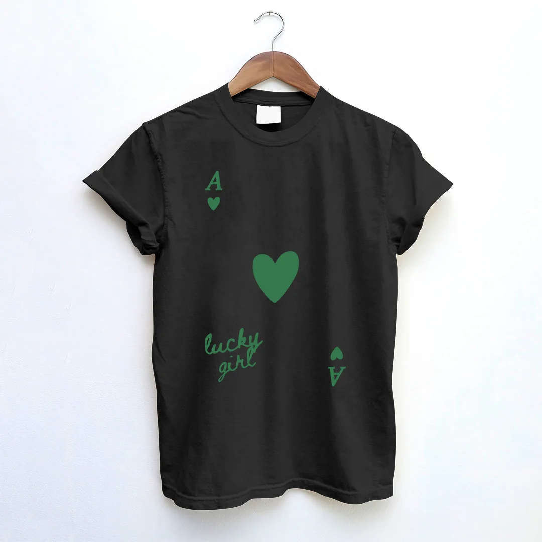 A Lucky Girl St Patrick&rsquo;s Day T-shirt