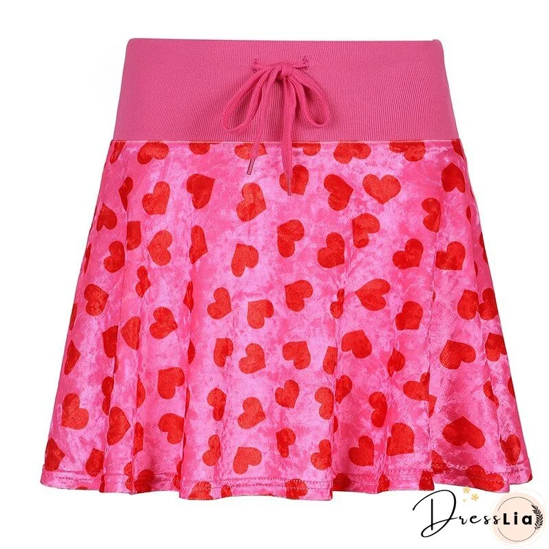 Christmas Gift Kefira Autumn Winter Sweet Velvet Diamond Heart Hoodies Women Hooded Jackets Zip Up Long Sleeve Cropped Top Sweatshirts