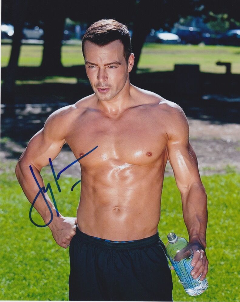 Joey Lawrence signed authentic 8x10 Photo Poster painting COA Shirtless