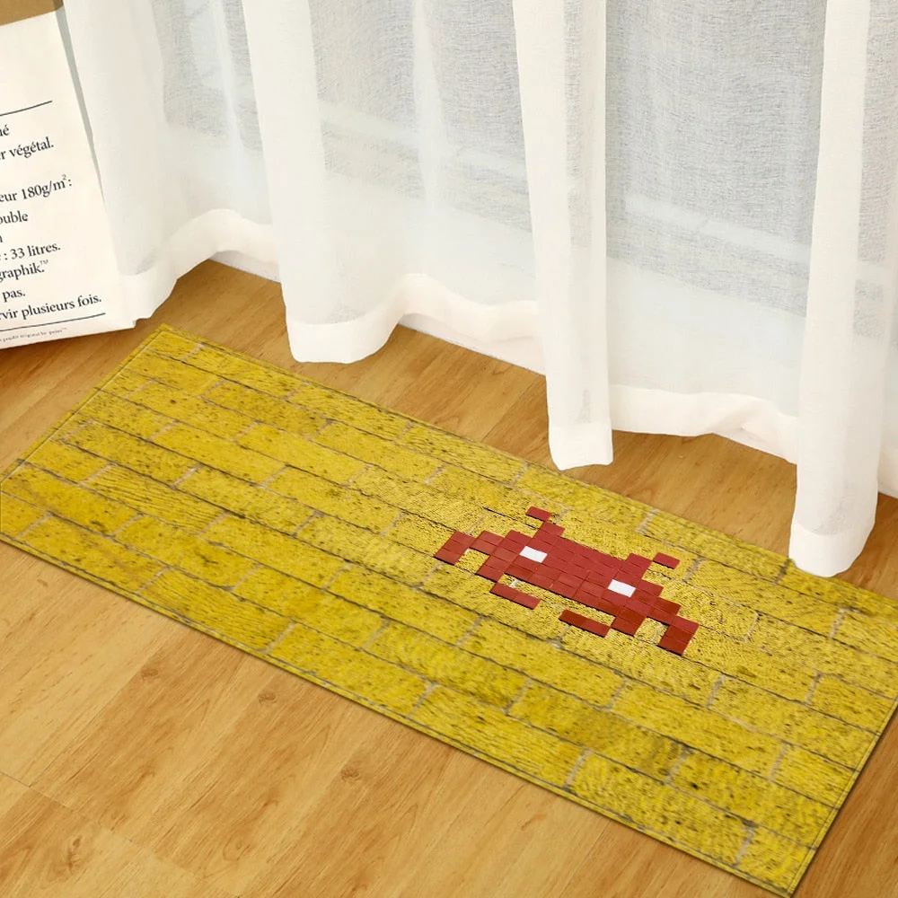 Nordic Kitchen Carpet Bedroom Doormat Entrance Home Hallway Floor Mat 3D Landscape Pattern Bathroom Anti-Slip Absorb Water Rug