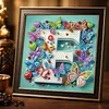 Butterfly Flower F 5D Partial Drill DIY Diamond Painting Kit 30*30cm