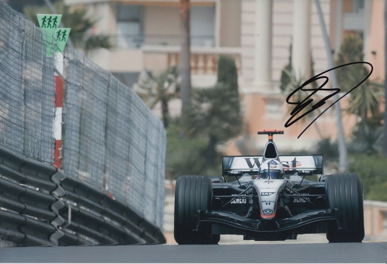 David Coulthard Hand Signed 12x8 Photo Poster painting - McLaren Mercedes F1 Autograph 3.