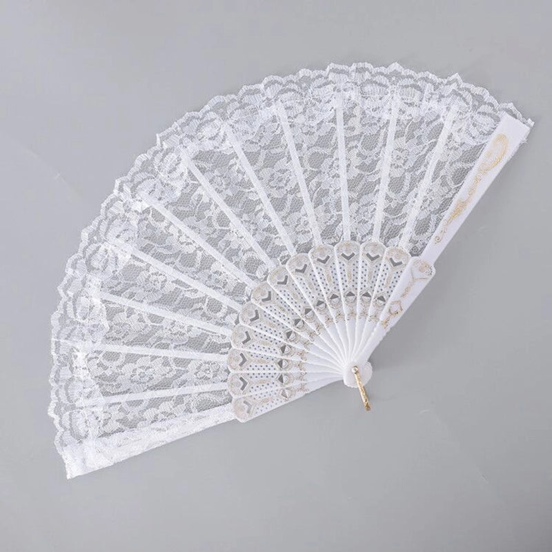 Bamboo Two Green Folding Fan Smile Fan Female Antique Fan Dance Fan Folding Fan Student Gift Elegant Fan