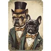 French Bulldogs - Vintage Metal Signs - 20*30cm/30*40cm