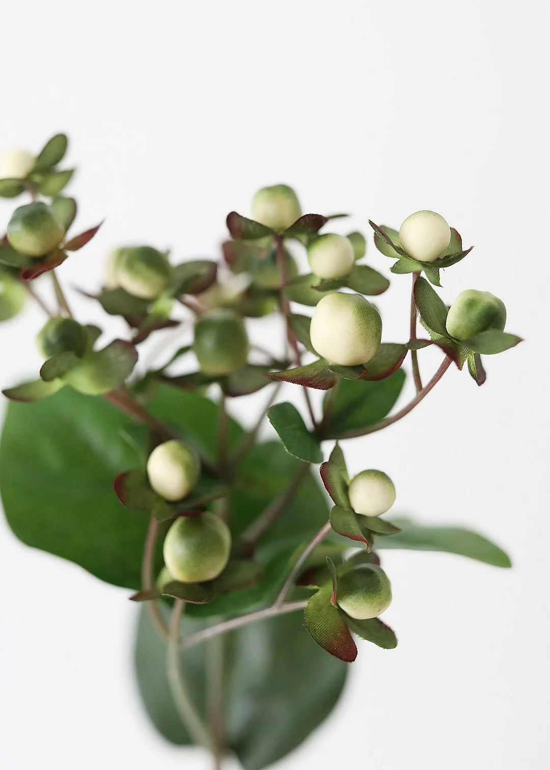Green Artificial Hypericum Berries - 22.5"