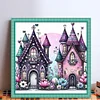 Halloween Hut-11CT Stamped Cross Stitch 40*40cm/15.75*15.75in