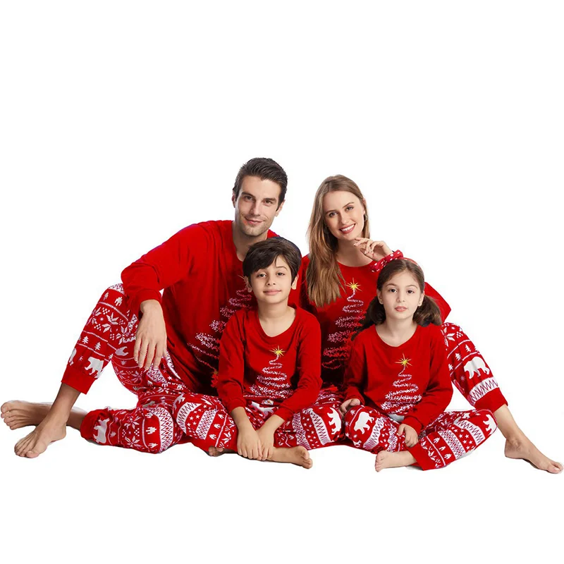 2022 Stylish Christmas Home Matching Pajama Set