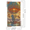 (40*70cm)Elephant Hot Air Balloon - Full Round Drill Diamond Painting
