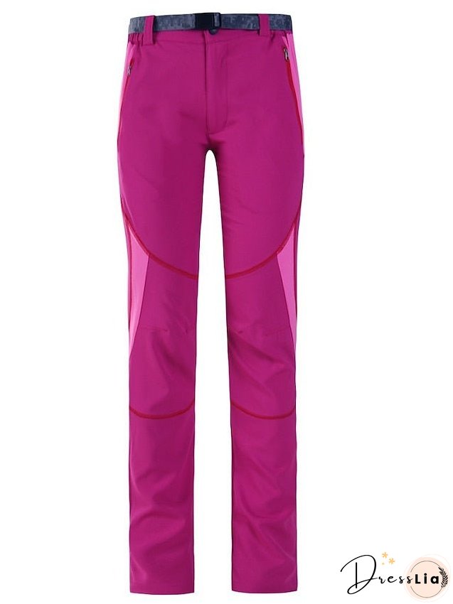 Women's Hiking Pants Trousers Patchwork Summer Outdoor Uv Resistant Breathable Quick Dry Lightweight Pants / Trousers