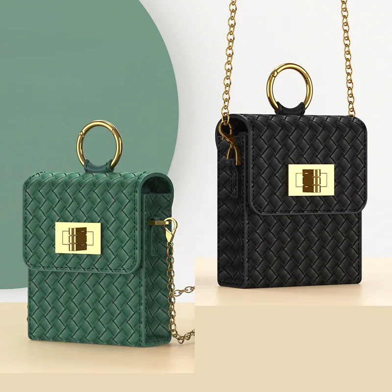Suitable For Samsung ZFlip3/ZFlip4 Xiaoxiangfeng Chain Bag Mobile Phone Bag