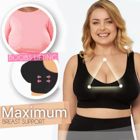 🎉2023 New Year Sale🎉Real Plus Size Comfort Bra(Anti-Uniboob)