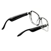 BT6.0 AI Transparent Smart Glasses 156 Languages Intelligent Translator Eyeglasses Type-C Charging HiFi Stereo Headset Glasses for Business Travel Meeting