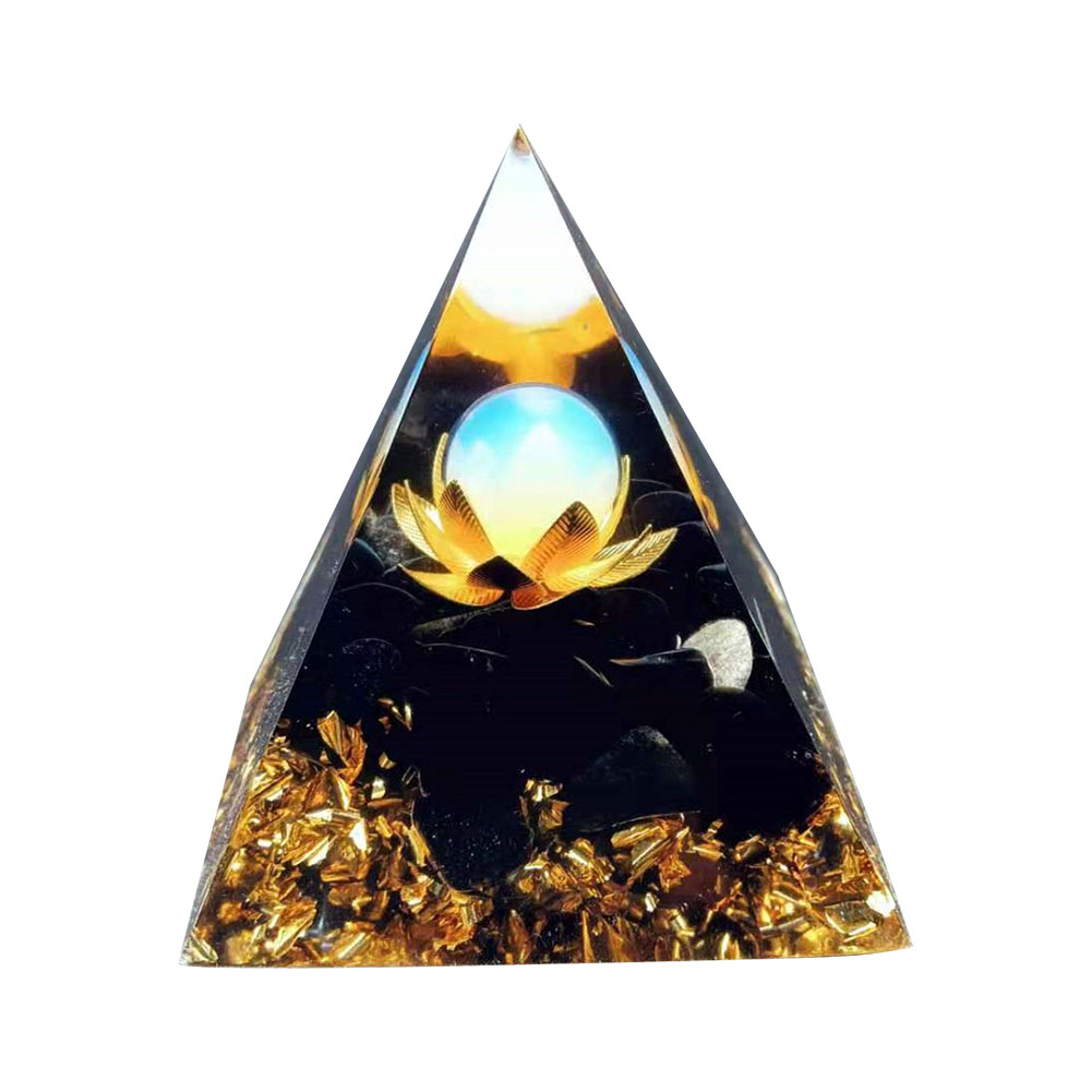 

5cm Natural Orgonite Pyramid Chakra, 501 Original