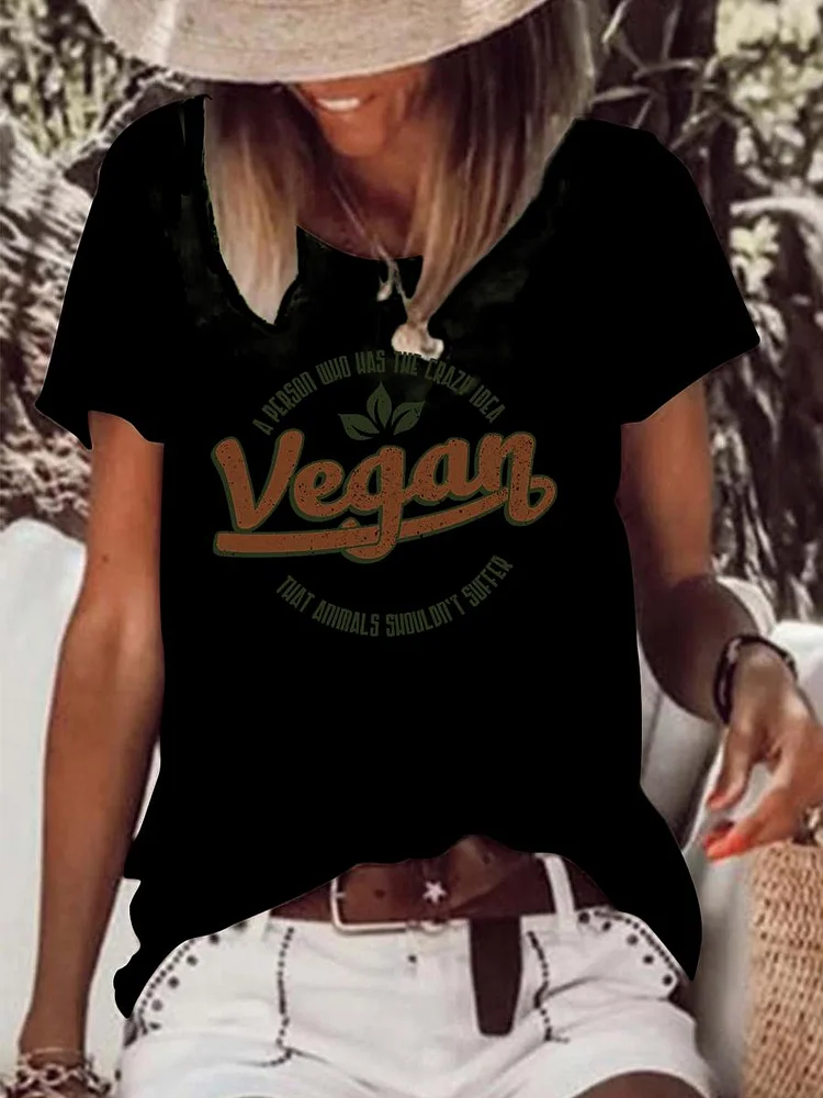 vegetarian diet Raw Hem Tee