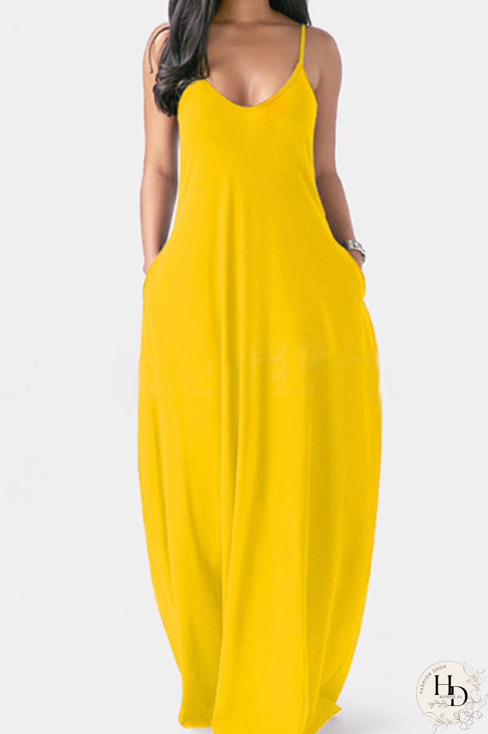 Wine Red Milk. Fashion Sexy Casual Spaghetti Strap Sleeveless Slip Princess Dress Floor-Length Solid Dresses