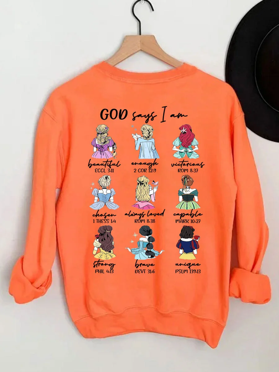 God Says I Am Beautiful Enough Sweatshirt