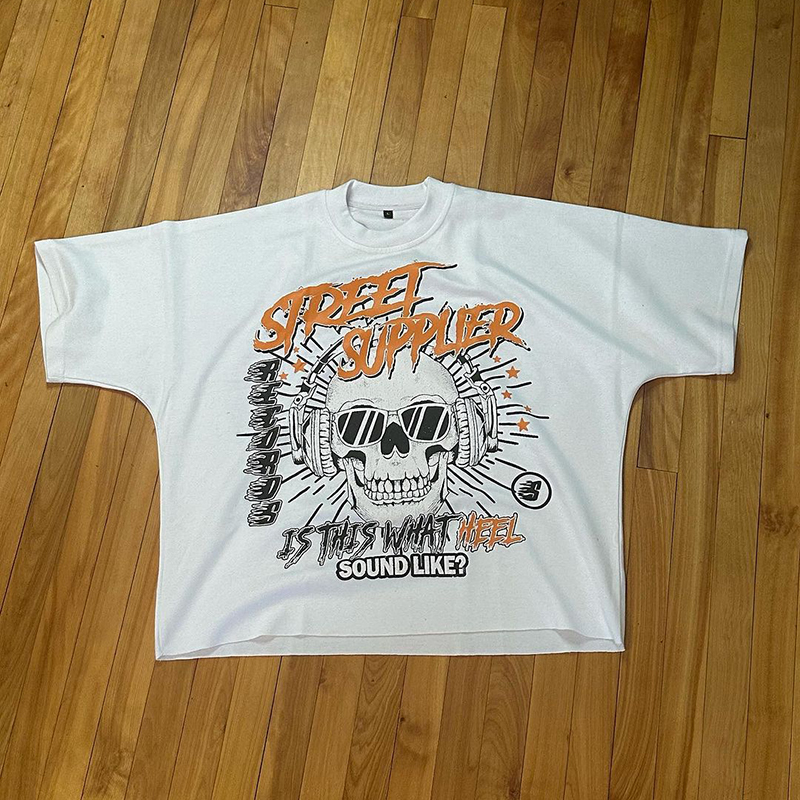 Vintage Heartless Street Supplier Casual Cotton Short Sleeve T-Shirt