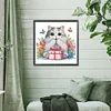 Diamond Painting-DIY Crystal Rhinestone Surprised Kitty