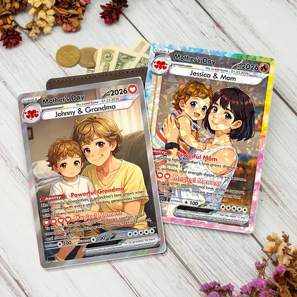 Mother's Day Poke Metal Card