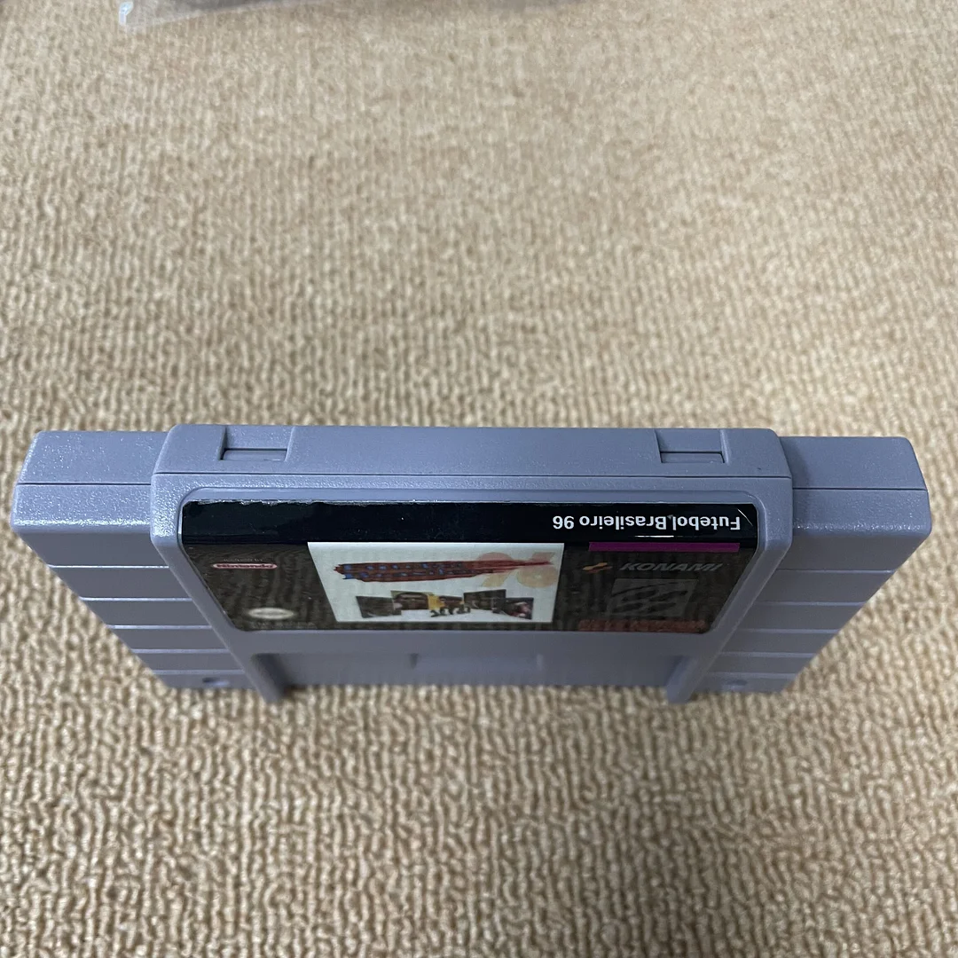 Futebol Brasileiro 96 - For Super Nintendo SNES - 16 Bit Game Cartridge
