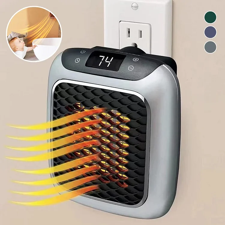  Ontel Handy Heater Wall Outlet Space-Saving Heater