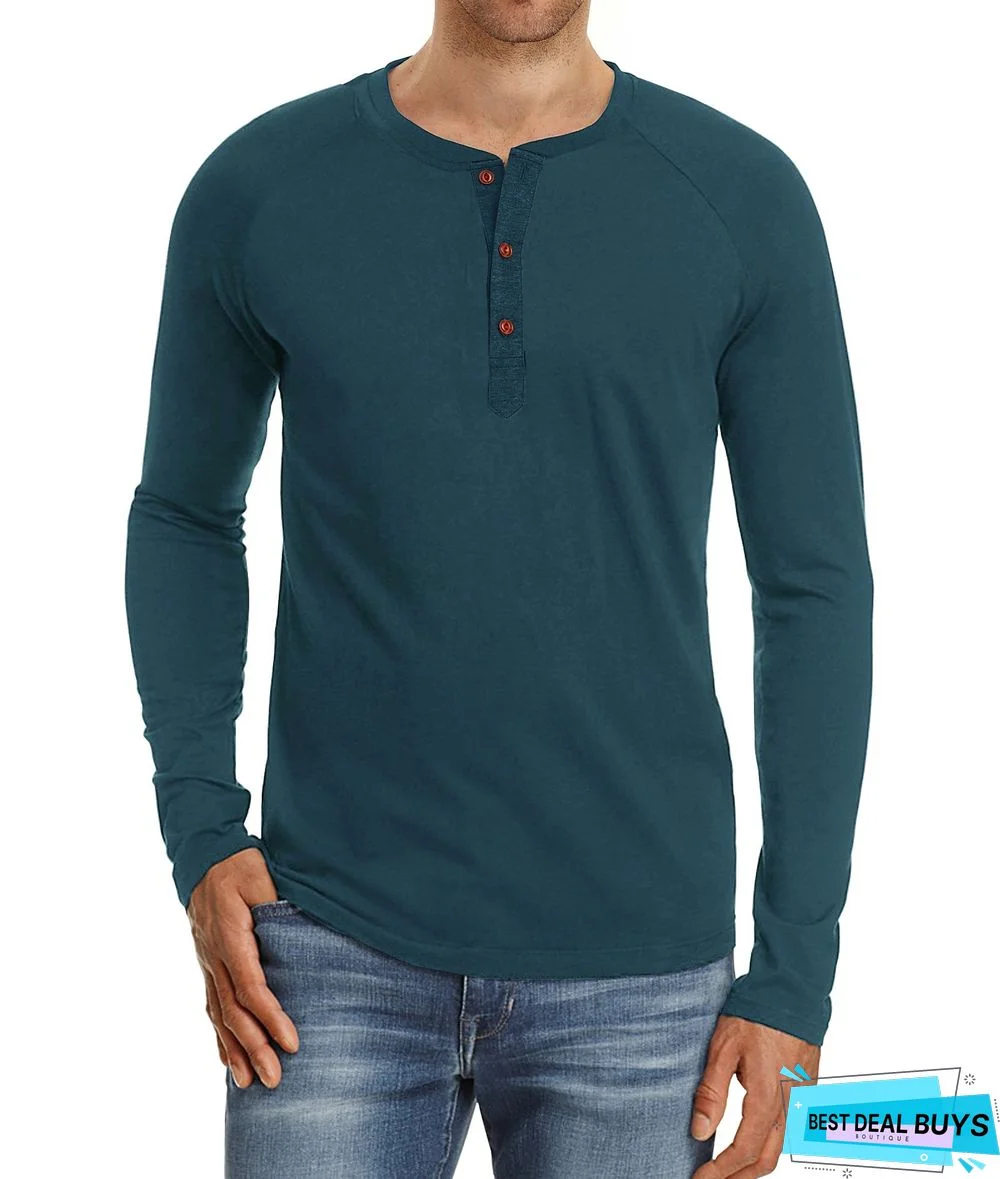Men's Wear Long Sleeve T-Shirt Round Neck Bottoming Shirt
