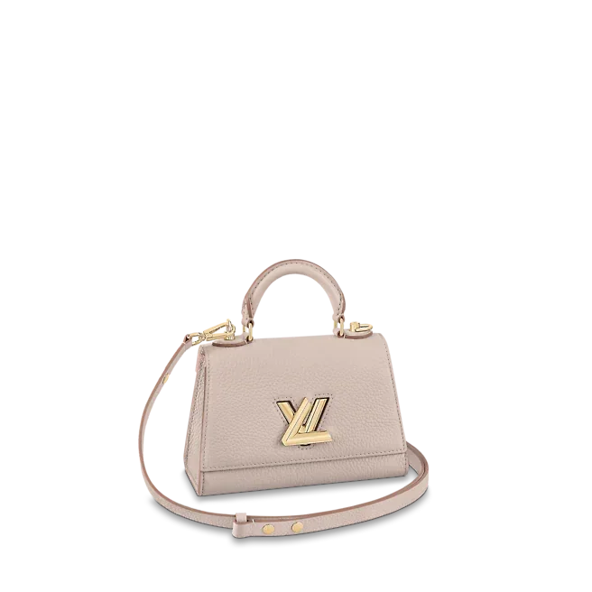 Twist one handle leather handbag Louis Vuitton Beige in Leather