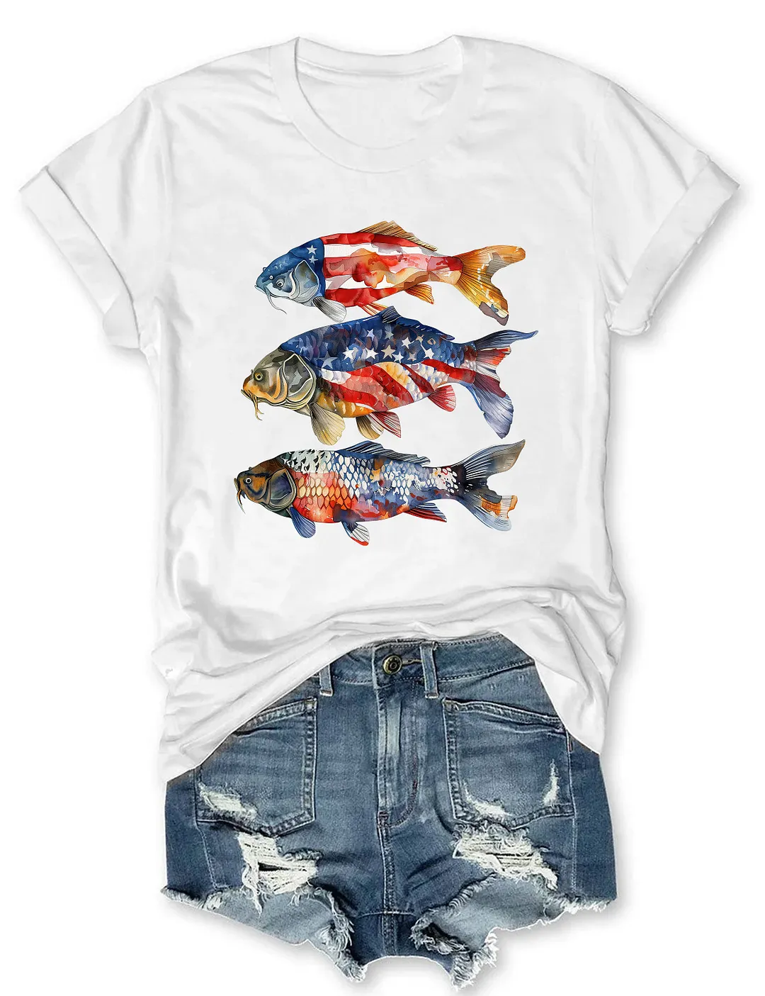 America Fish T-shirt