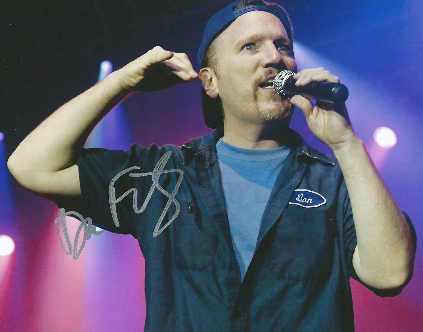 **GFA The Dan Band-Old School *DAN FINNERTY* Signed 8x10 Photo Poster painting D2 COA**