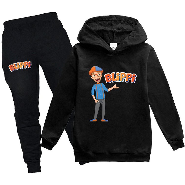 Mayoulove Kids PLIPPI Hooded Shirt and Pants-Mayoulove