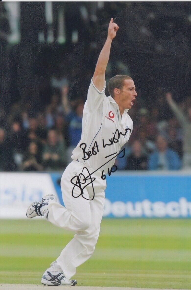 SIMON JONES HAND SIGNED 6X4 Photo Poster painting ENGLAND CRICKET AUTOGRAPH