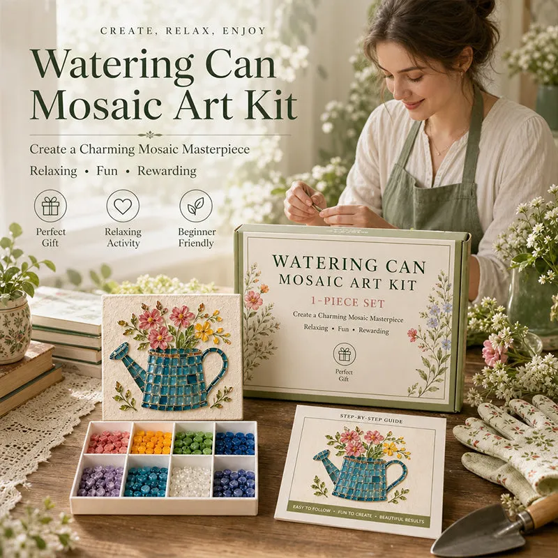 Watering Can Mosaic Craft Kit
