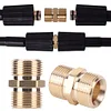 Fitting Hose Coupler Adaptor M22 14/15mm Thread Hose Fitting for Pressure Washer
