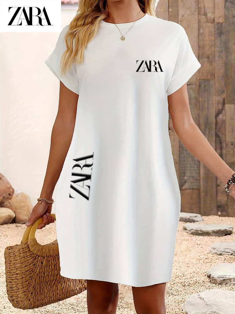 Dámské ležérní šaty na každodenní nakupování @Zara