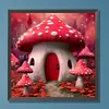 Diamond Painting -DIY Round Drill Pink Mushroom