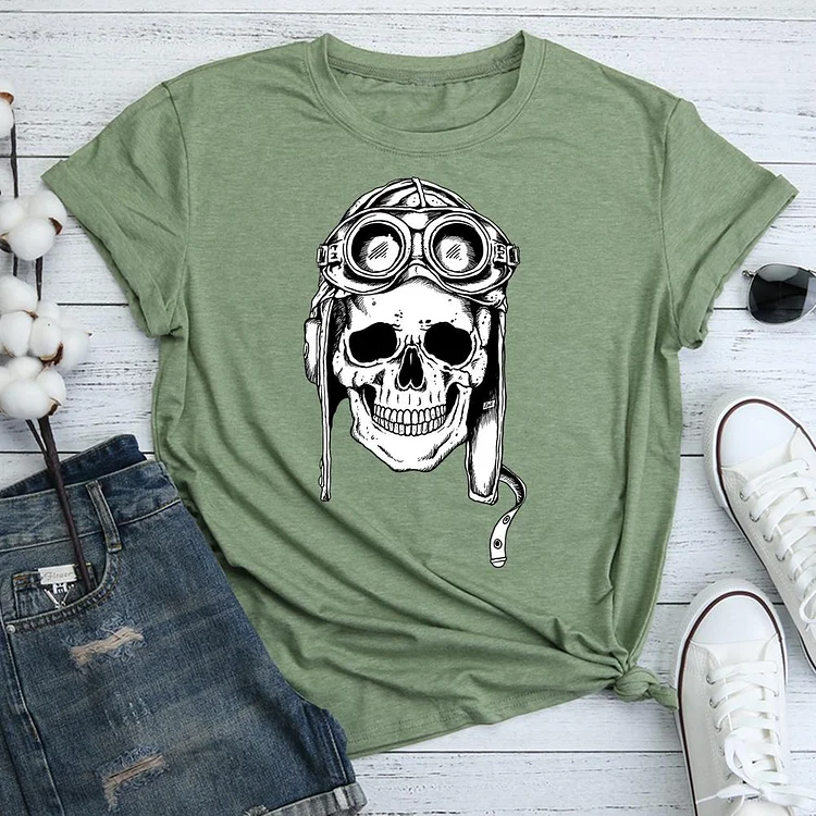 Funny  Skeleton  T-shirt Tee -06295-Annaletters