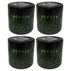 Solar Fence Lights Mandala Theme Waterproof Metal Solar Powered Deck Step Stair Lights for Garden Post Patio Decor Gifts for Women Mom