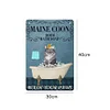 Cat Shower - Vintage Metal Signs - 30*40cm