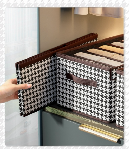 Foldable Clothing Compartment Storage Box