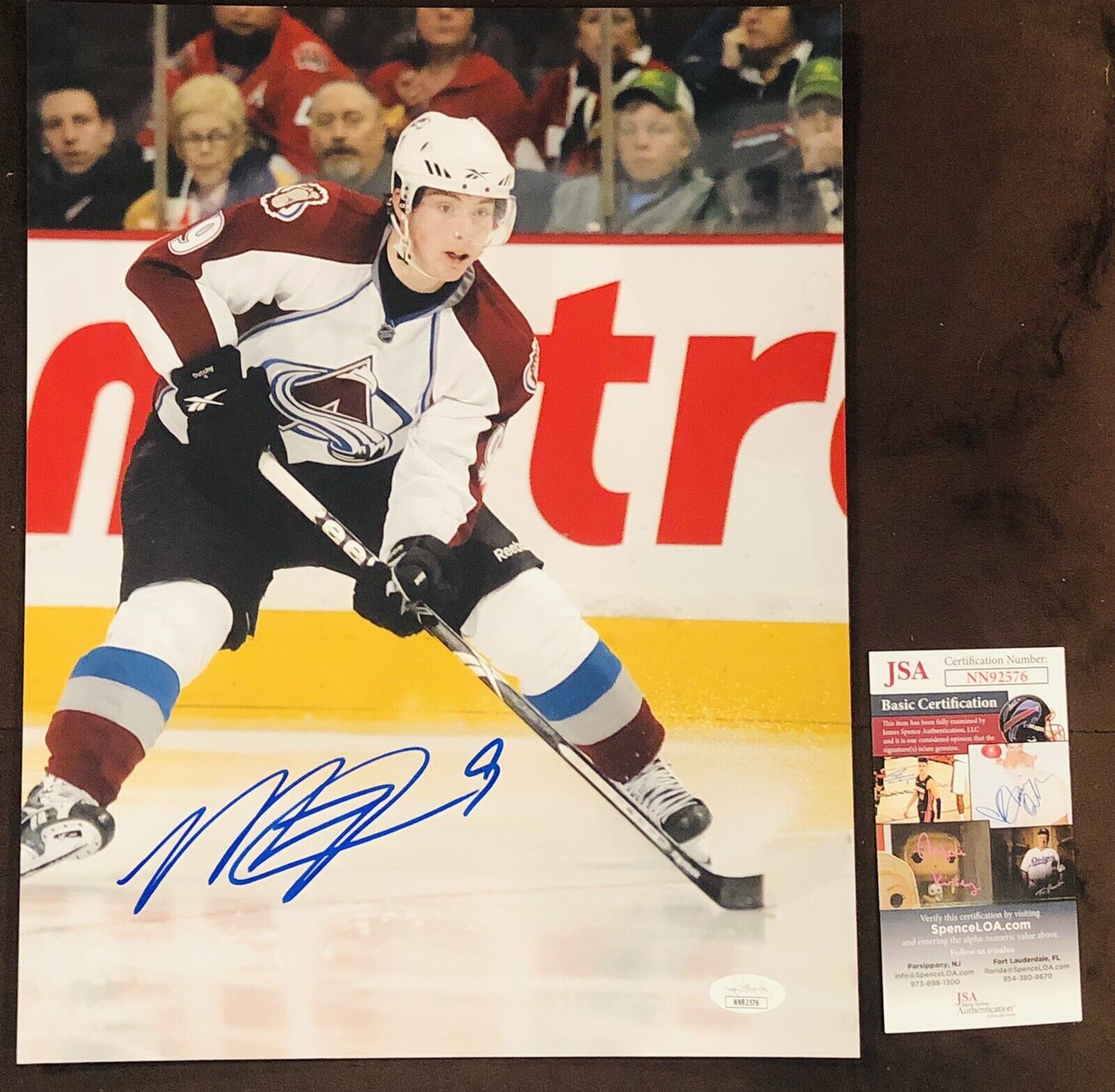 Matt Duchene Colorado Avalanche Signed 11x14 Photo Poster painting AUTOGRAPH JSA COA