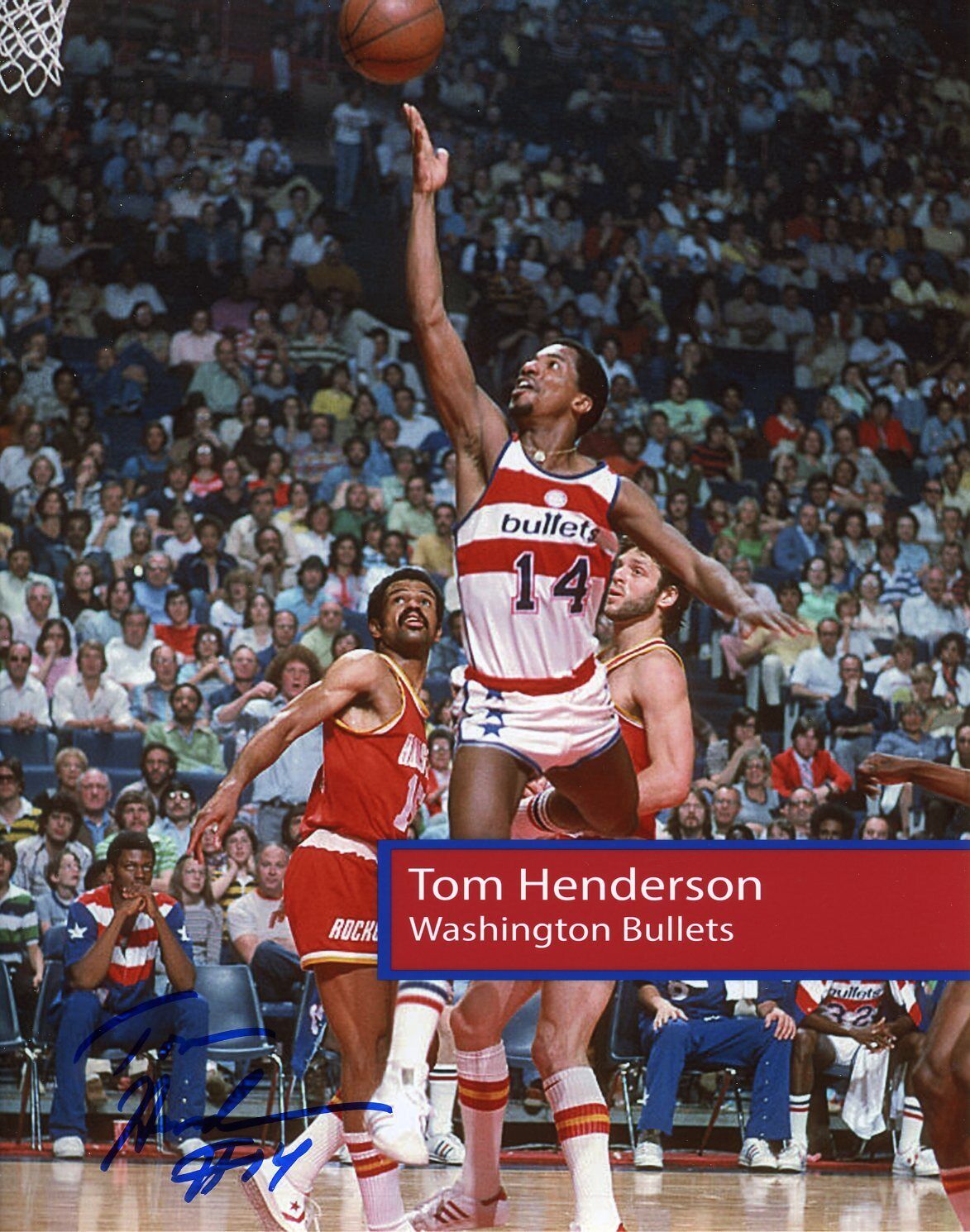 Tom Henderson Autographed 8x10 Bullets In Person#3