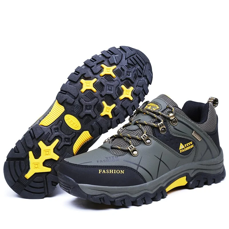 Men Waterproof Hiking Shoes Breathable Tactical Combat Army Boots New Outdoor Climbing Shoes Non-Slip Trekking Sneakers for Men