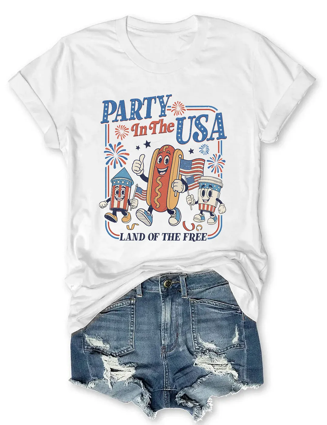 Retro Party In The Usa T-shirt