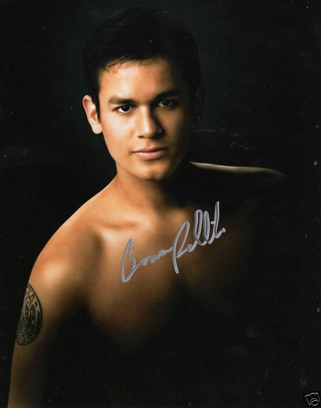 BRONSON PELLETIER NEW MOON WOLFPACK SIGNED 8X10 PICTURE