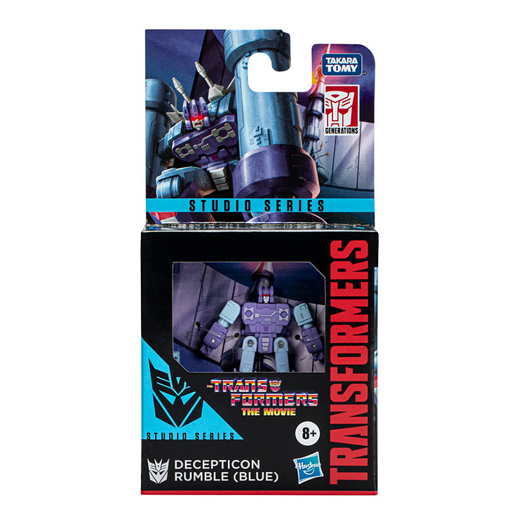 Hasbro Transformers Studio Series Core Class The Transformers: The Movie Decepticon Rumble (Blue)