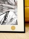 Ink Wash Boa Hancock Decorative Painting - ONE PIECE - Xingkong Studio