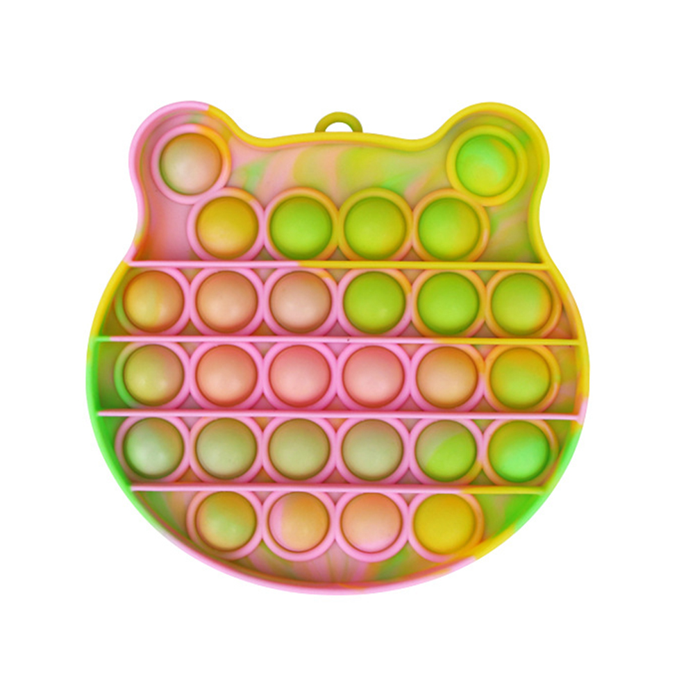 

Bear Shape - Pop It Fidget Toy, Multicolor, 501 Original