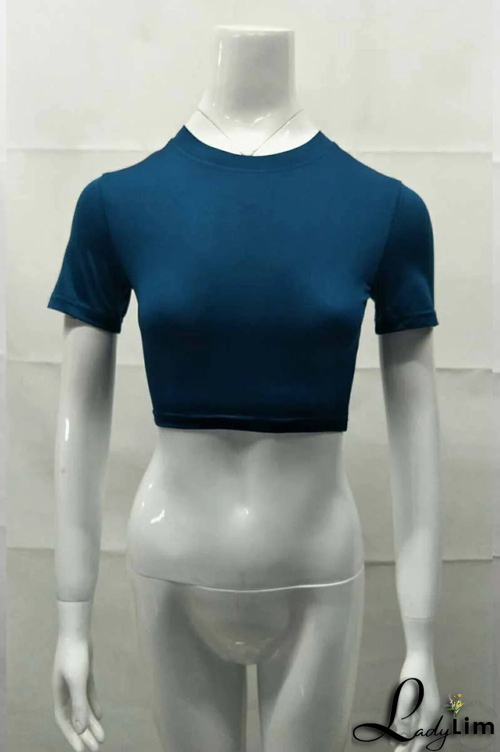 Burgundy Fashion Casual Solid Basic O Neck T-Shirts